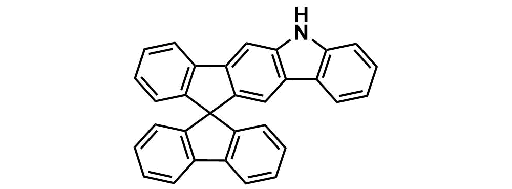 Spiro[9H-fluorene-9,11'(5'H)-indeno[1,2-b]carbazole]