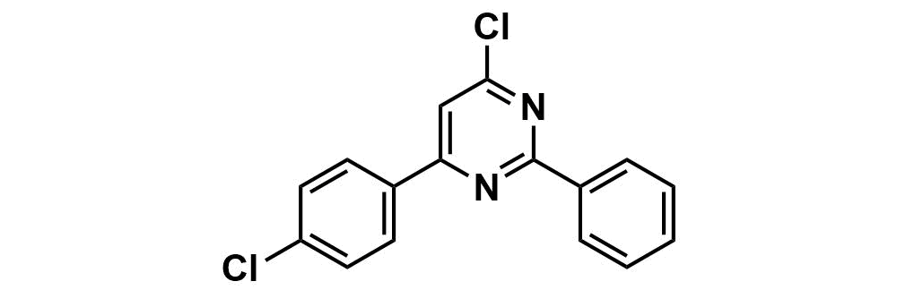 4-chloro-6-(4-chlorophenyl)-2-phenylpyrimidine