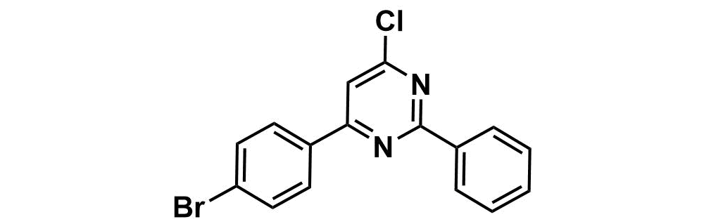 4-(4-bromophenyl)-6-chloro-2-phenylpyrimidine