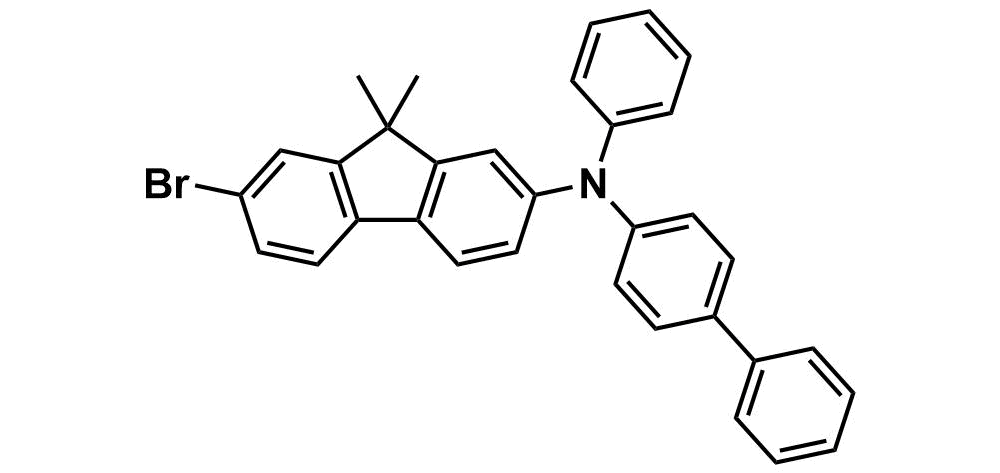 N-([1,1'-biphenyl]-4-yl)-7-bromo-9,9-dimethyl-N-phenyl-9H-fluoren-2-amine