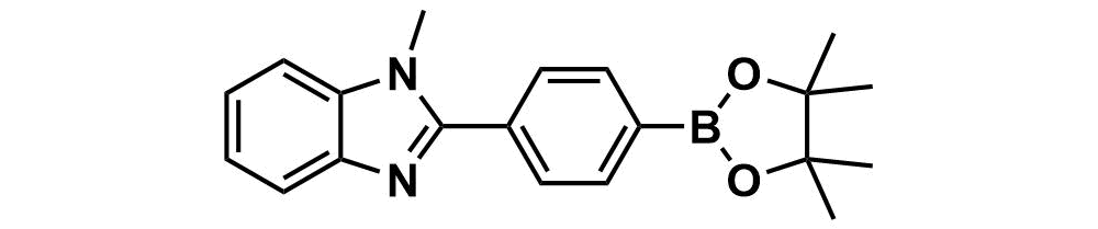 1-methyl-2-(4-(4,4,5,5-tetramethyl-1,3,2-dioxaborolan-2-yl)phenyl)-1H-benzo[d]imidazole