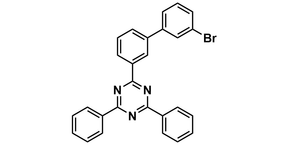 2-(3'-bromo-[1,1'-biphenyl]-3-yl)-4,6-diphenyl-1,3,5-triazine