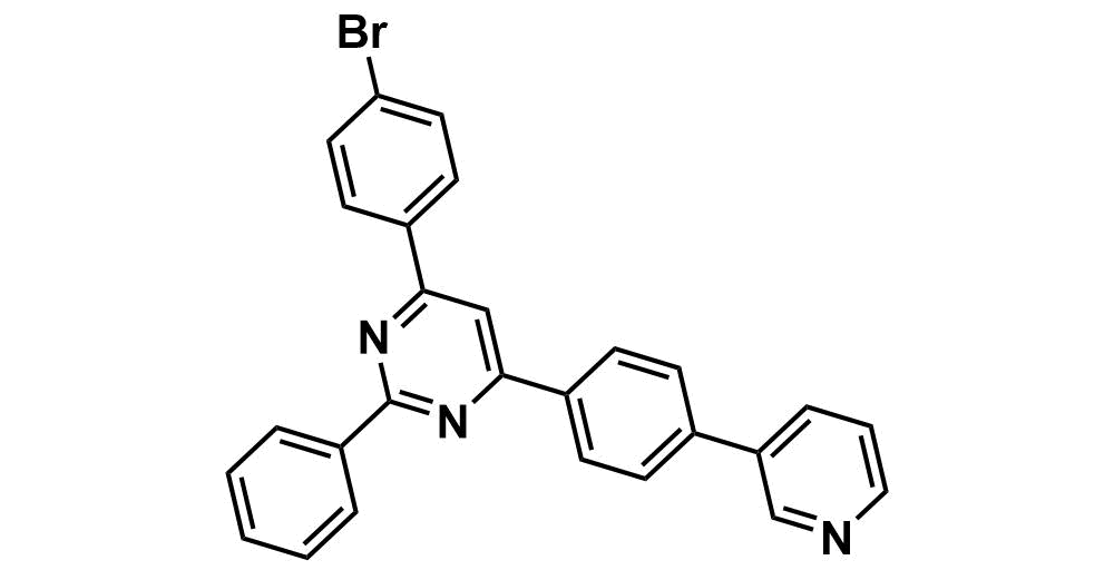 4-(4-bromophenyl)-2-phenyl-6-(4-(pyridin-3-yl)phenyl)pyrimidine