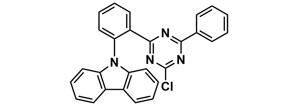 9-(2-(4-chloro-6-phenyl-1,3,5-triazin-2-yl)phenyl)-9H-carbazole