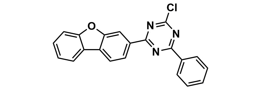 2-chloro-4-(dibenzo[b,d]furan-3-yl)-6-phenyl-1,3,5-triazine