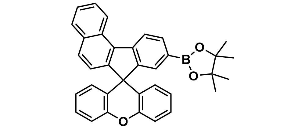 4,4,5,5-tetramethyl-2-(spiro[benzo[c]fluorene-7,9'-xanthen]-9-yl)-1,3,2-dioxaborolane