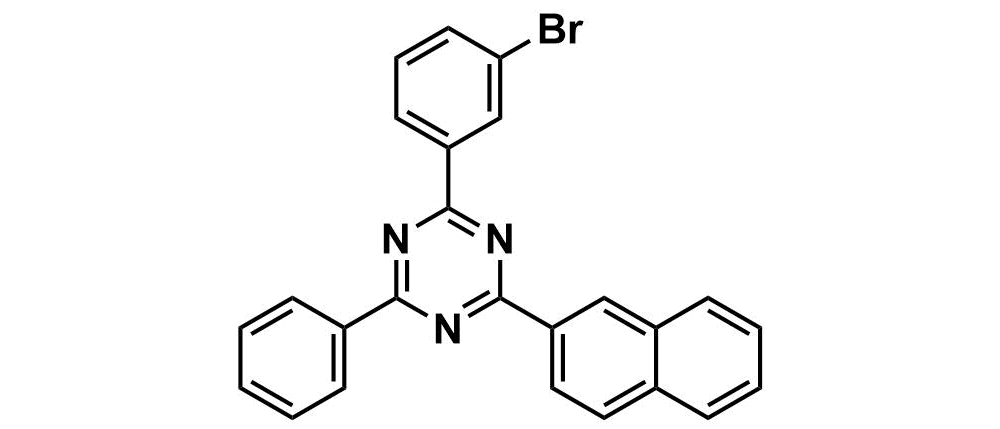 2-(3-bromophenyl)-4-(naphthalen-2-yl)-6-phenyl-1,3,5-triazine