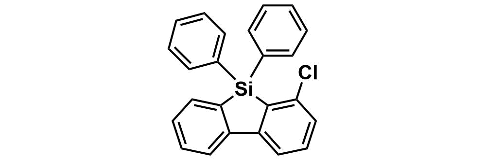 5H-Dibenzo[b,d]silole, 4-chloro-5,5-diphenyl-