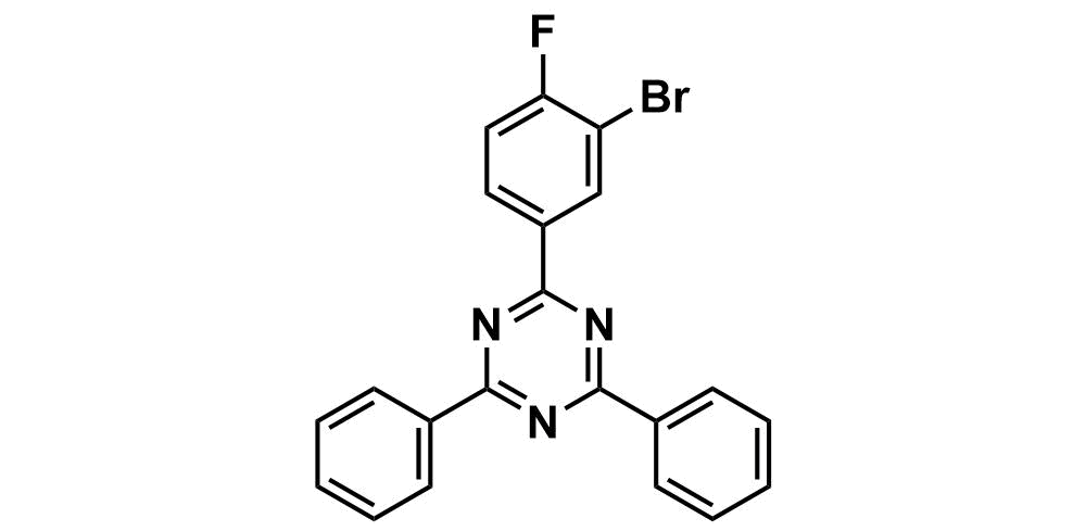 2-(3-Bromo-4-fluorophenyl)-4,6-diphenyl-1,3,5-triazine