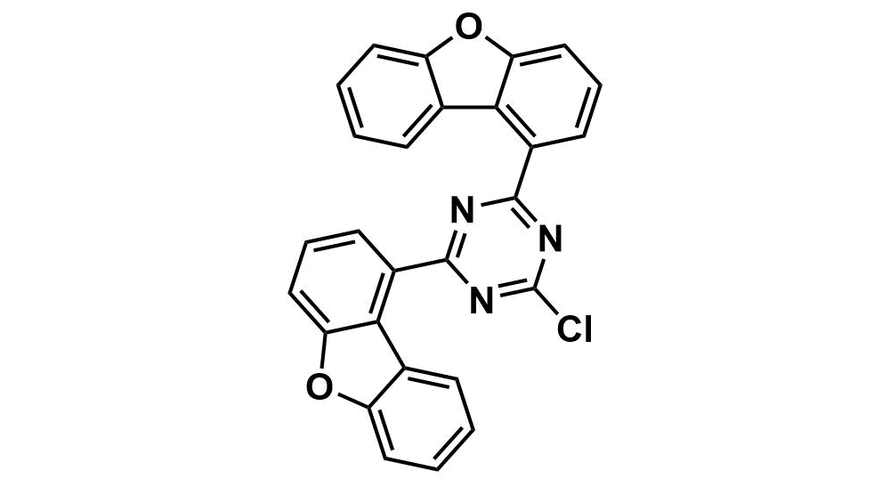 2-Chloro-4,6-bis(1-dibenzofuranyl)-1,3,5-triazine