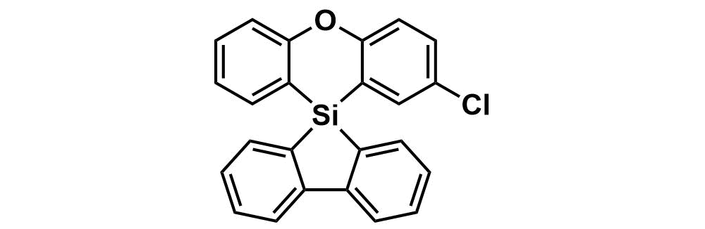 2'-chlorospiro[dibenzo[b,d]silole-5,10'-dibenzo[b,e][1,4]oxasiline]