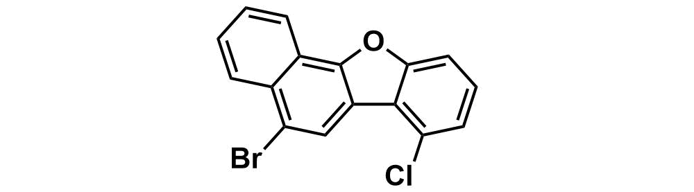  Benzo[b]naphtho[2,1-d]furan, 5-bromo-7-chloro-