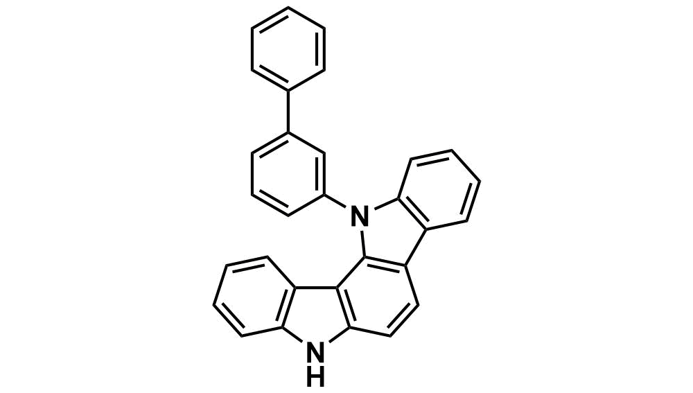 5,12-Dihydro-12-[1,1-Biphenyl]-3-yl-Indolo[3,2-c]carbazole