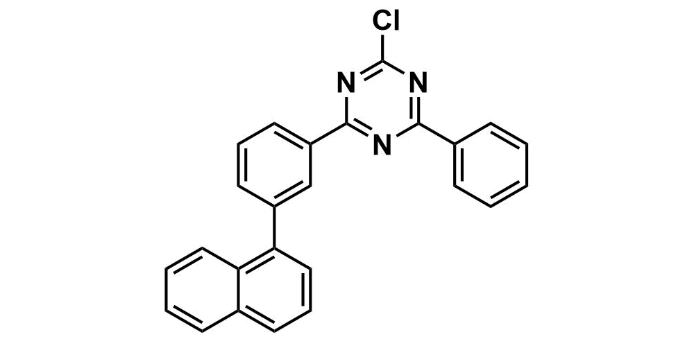 2-chloro-4-(3-(naphthalen-1-yl)phenyl)-6-phenyl-1,3,5-triazine