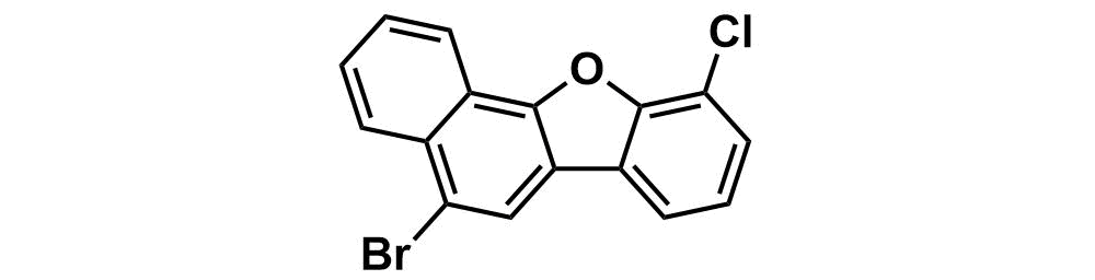 Benzo[b]naphtho[2,1-d]furan, 5-bromo-10-chloro-