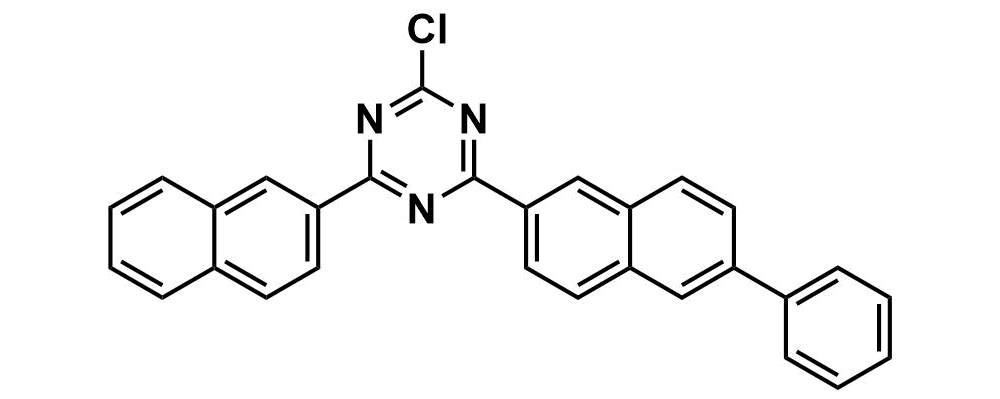 2-chloro-4-(naphthalen-2-yl)-6-(6-phenylnaphthalen-2-yl)-1,3,5-triazine