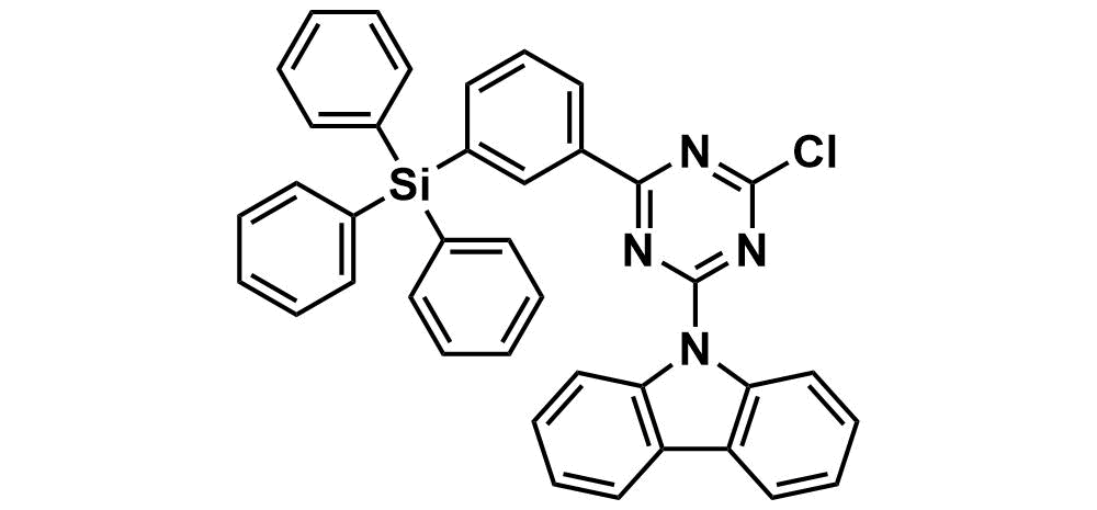 9-(4-chloro-6-(3-(triphenylsilyl)phenyl)-1,3,5-triazin-2-yl)-9H-carbazole