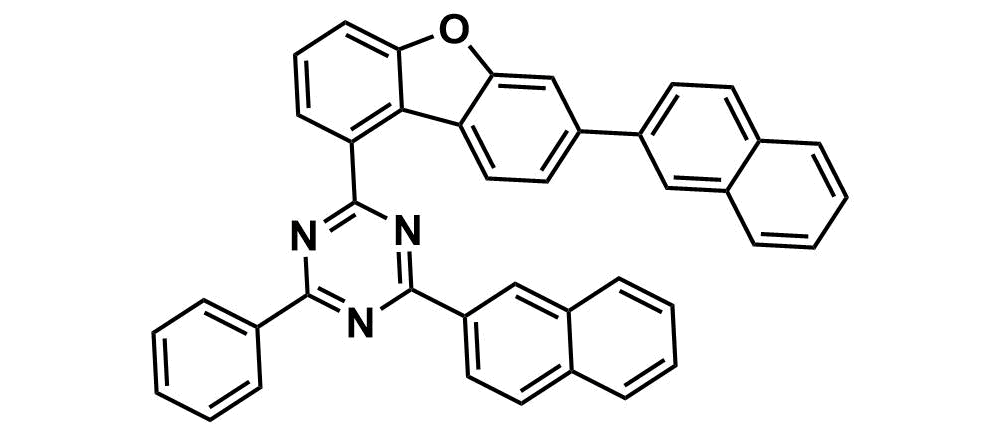 2-(Naphthalen-2-yl)-4-(7-(naphthalen-2-yl)dibenzo[b,d]furan-1-yl)-6-phenyl-1,3,5-triazine