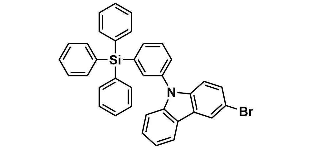 3-bromo-9-(3-(triphenylsilyl)phenyl)-9H-carbazole