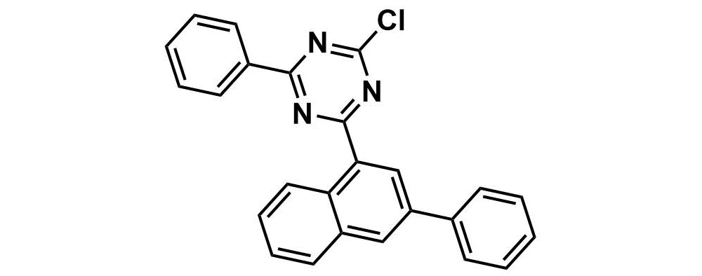 2-chloro-4-phenyl-6-(3-phenylnaphthalen-1-yl)-1,3,5-triazine