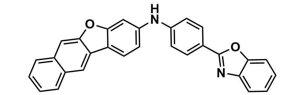 N-(4-(benzo[d]oxazol-2-yl)phenyl)naphtho[2,3-b]benzofuran-3-amine