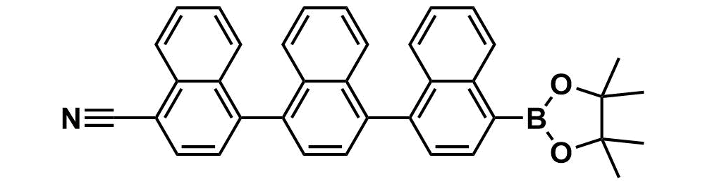 4''-(4,4,5,5-tetramethyl-1,3,2-dioxaborolan-2-yl)-[1,1':4',1''-ternaphthalene]-4-carbonitrile