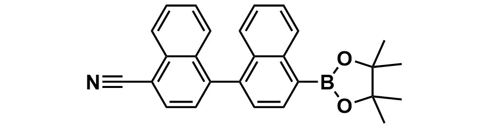 4'-(4,4,5,5-tetramethyl-1,3,2-dioxaborolan-2-yl)-[1,1'-binaphthalene]-4-carbonitrile