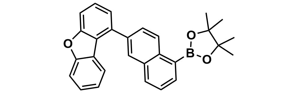 2-(6-(dibenzo[b,d]furan-1-yl)naphthalen-1-yl)-4,4,5,5-tetramethyl-1,3,2-dioxaborolane