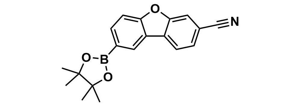 8-(4,4,5,5-tetramethyl-1,3,2-dioxaborolan-2-yl)dibenzo[b,d]furan-3-carbonitrile