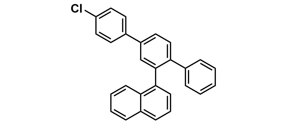 1-(4''-chloro-[1,1':4',1''-terphenyl]-2'-yl)naphthalene