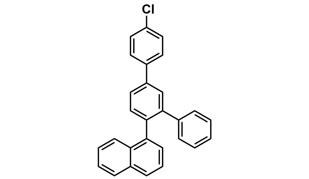 1-(4-chloro-[1,1':3',1''-terphenyl]-4'-yl)naphthalene