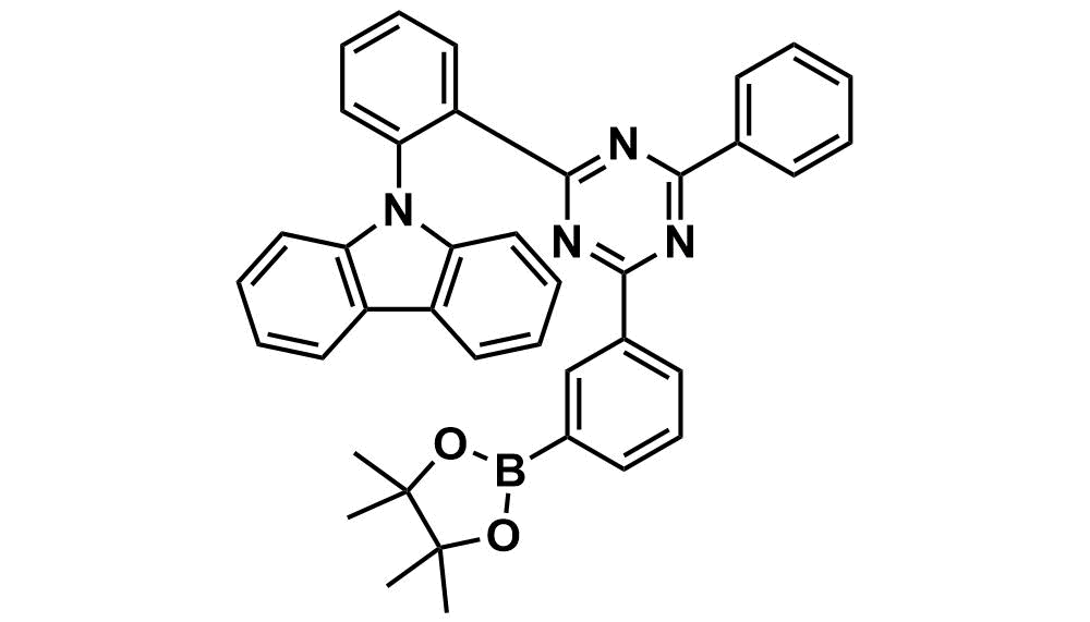 9-(2-(4-phenyl-6-(3-(4,4,5,5-tetramethyl-1,3,2-dioxaborolan-2-yl)phenyl)-1,3,5-triazin-2-yl)phenyl)-9H-carbazole