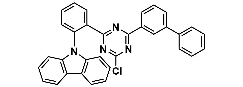 9-(2-(4-([1,1'-biphenyl]-3-yl)-6-chloro-1,3,5-triazin-2-yl)phenyl)-9H-carbazole