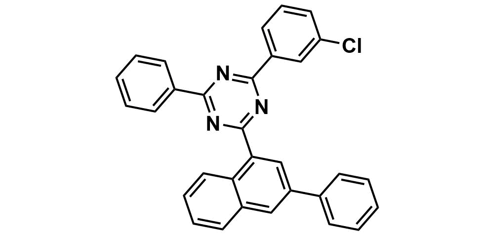 2-(3-chlorophenyl)-4-phenyl-6-(3-phenylnaphthalen-1-yl)-1,3,5-triazine