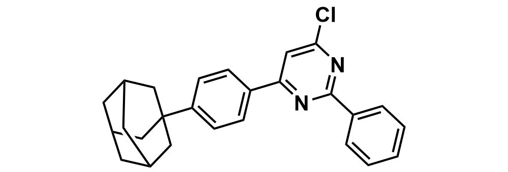 4-(4-(adamantan-1-yl)phenyl)-6-chloro-2-phenylpyrimidine