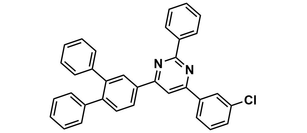 4-([1,1':2',1''-terphenyl]-4'-yl)-6-(3-chlorophenyl)-2-phenylpyrimidine