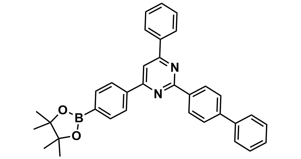 2-([1,1'-biphenyl]-4-yl)-4-phenyl-6-(4-(4,4,5,5-tetramethyl-1,3,2-dioxaborolan-2-yl)phenyl)pyrimidine