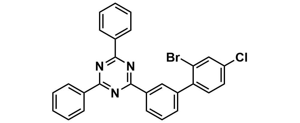 2-(2'-bromo-4'-chloro-[1,1'-biphenyl]-3-yl)-4,6-diphenyl-1,3,5-triazine