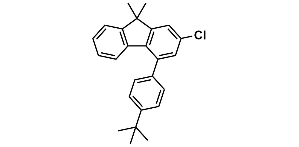 4-(4-(tert-butyl)phenyl)-2-chloro-9,9-dimethyl-9H-fluorene