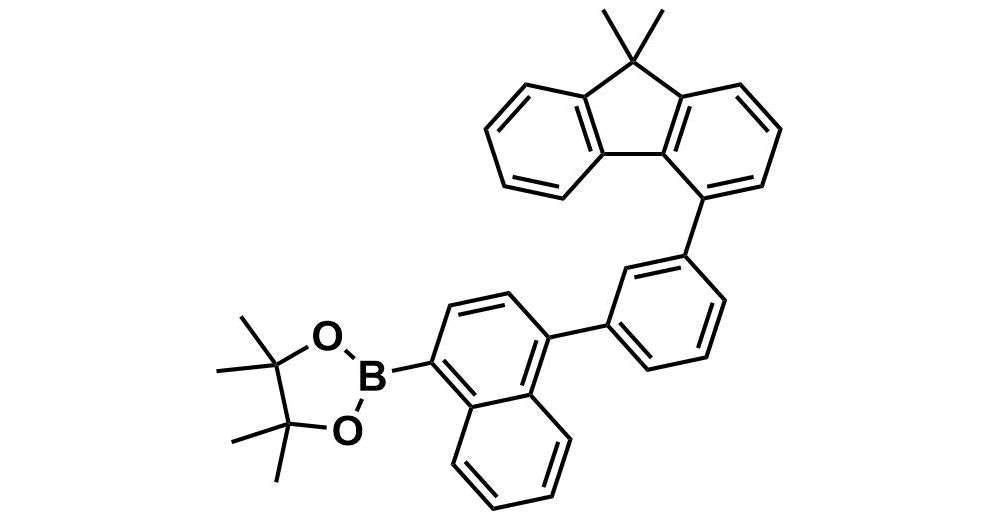 2-(4-(3-(9,9-dimethyl-9H-fluoren-4-yl)phenyl)naphthalen-1-yl)-4,4,5,5-tetramethyl-1,3,2-dioxaborolane