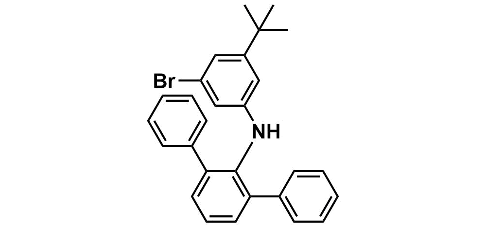 N-(3-bromo-5-(tert-butyl)phenyl)-[1,1':3',1''-terphenyl]-2'-amine