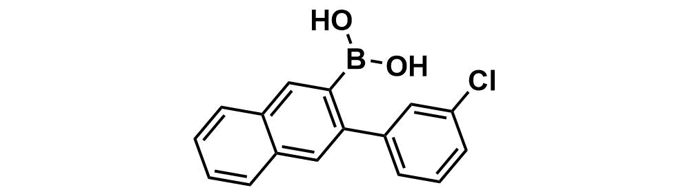 (3-(3-chlorophenyl)naphthalen-2-yl)boronicacid