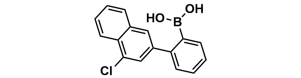 (2-(4-chloronaphthalen-2-yl)phenyl)boronicacid