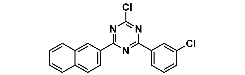 2-chloro-4-(3-chlorophenyl)-6-(naphthalen-2-yl)-1,3,5-triazine