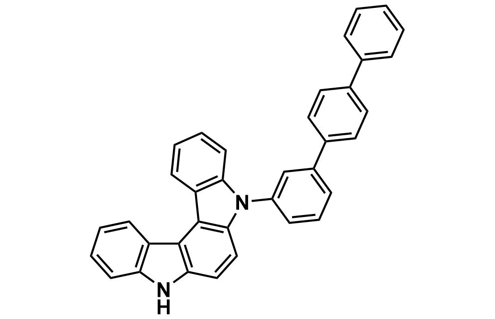 5-([1,1':4',1''-terphenyl]-3-yl)-5,8-dihydroindolo[2,3-c]carbazole
