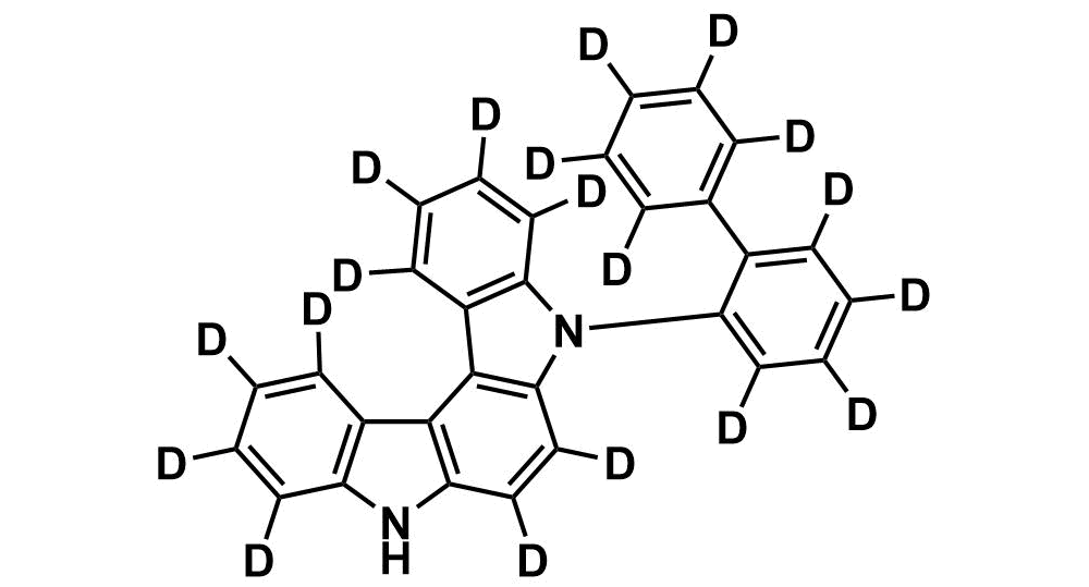 5-([1,1'-biphenyl]-2-yl-d9)-5,8-dihydroindolo[2,3-c]carbazole-1,2,3,4,6,7,9,10,11,12-d10 HQ-0793