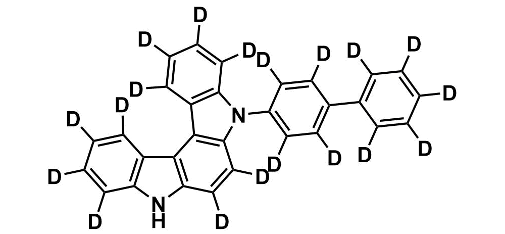 5-([1,1'-biphenyl]-4-yl-d9)-5,8-dihydroindolo[2,3-c]carbazole-1,2,3,4,6,7,9,10,11,12-d10