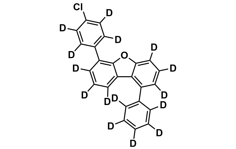 6-(4-chlorophenyl-2,3,5,6-d4)-1-(phenyl-d5)dibenzo[b,d]furan-2,3,4,7,8,9-d6 HQ-0796