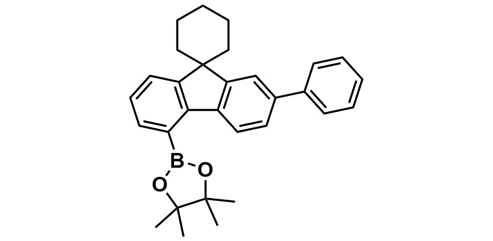 4,4,5,5-tetramethyl-2-(2'-phenylspiro[cyclohexane-1,9'-fluoren]-5'-yl)-1,3,2-dioxaborolane