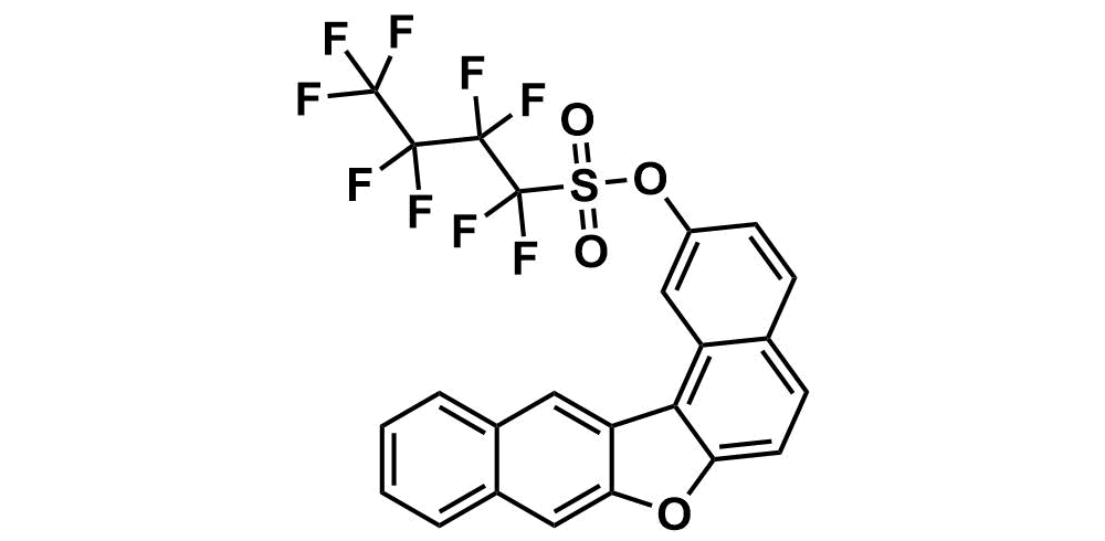 dinaphtho[2,1-b:2',3'-d]furan-2-yl 1,1,2,2,3,3,4,4,4-nonafluorobutane-1-sulfonate (HQ-0860)